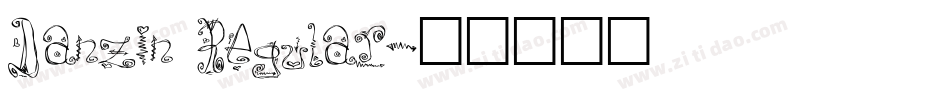 Danzin Regular字体转换